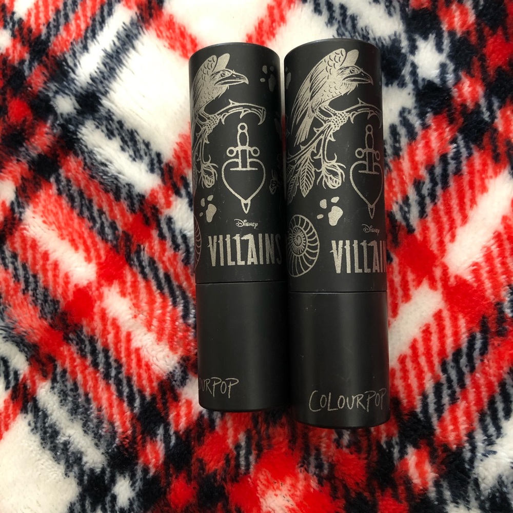 Colourpop X Villains Collection 😈 Lipsticks 💄